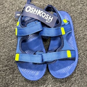 OshKosh B'gosh Kids Navy and Yellow Sandals